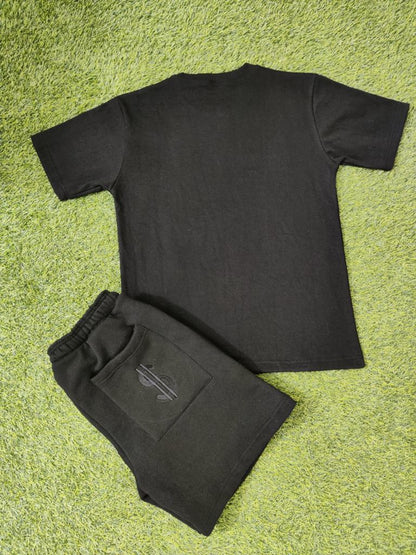 MONEYI$MONEY Black/White Short set