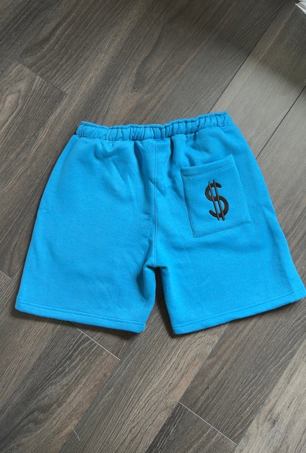MONEYI$MONEY Light blue/White shorts set